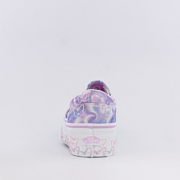 #40❤️ NWT VANS BUTTERFLY DREAMS CLASSIC SLIP-ON STACKFORM SNEAKERS - Picture 6 of 10